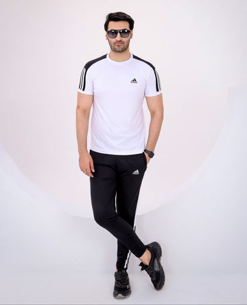 Premium White-Tracksuit