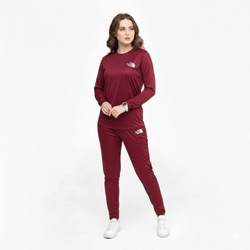 Essential Mehroon Tracksuits for Women's
