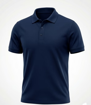 Classic Navy Blue Polo Shirt – Cotton Comfort & Premium